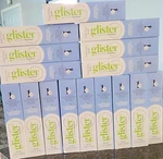 Glister Multi-action Plant-based Mint Fluoride Toothpaste, Standard Size 7.05 Oz. Fixed Price $10.00.