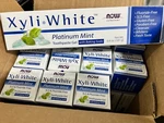 12 - Now Foods Xyliwhite Toothpaste Gel Platinum Mint 6.4 Oz Bb 4/2027. Fixed Price $110.00.