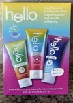 Hello Kids Toothpaste Fluoride Variety Unicorn Sparkle 3 Pk. 4.2 Oz. Sealed. Fixed Price $13.49.