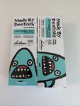 Lot Of Two Made By Dentists Kids Toothpaste Eyeball Juice Watermelon Shark 4.2oz. Fixed Price $17.99.