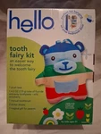 Hello Tooth Fairy Multicolor Teddy Bear, Strawberry Toothpaste & Toothbrush #35. Fixed Price $33.96.