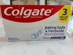 Colgate Baking Soda & Peroxide Whitening Toothpaste, Brisk Mint, 3 Pack. Fixed Price $9.99.
