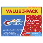 Crest Kids Cavity Protection Toothpaste, Sparkle Fun, 4.6 Oz (pack Of 3). Fixed Price $7.95.