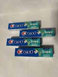 Crest Whitening Plus Scope Toothpaste Minty 5.4oz - New Lot Of 4. Fixed Price $12.00.