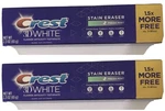 Crest 3d White Stain Eraser Fresh Mint Fluoride Toothpaste, 2.3oz, 2 Pack. Fixed Price $8.00.