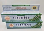 Lot Of 2 Auromere Ayurvedic Herbal Toothpaste, Fresh Mint- Vegan, Natural 4.16oz. Fixed Price $13.45.