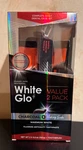 White Glo Maximum Toothpaste 2x5.2 Oz + 1 Toothbrush Charcoal+ Baking Soda. Fixed Price $19.99.