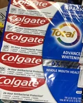 Colgate Total Advanced Whitening Toothpaste, 6.4 Oz, 5-pack New Sealed. Fixed Price $20.99.