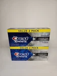 Lot Of 2 - Crest 3d White Advanced Charcoal Whitening Toothpaste, 3.3oz (2 Pack). Fixed Price $22.04.