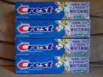 4x Crest Plus Baking Soda & Peroxide Whitening Toothpaste 2.4 Oz Each Fresh Mint. Fixed Price $11.95.