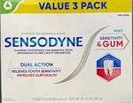 Sensodyne Toothpaste Sensitivity Gum And Enamel, 3.4 Ounce (pack Of 3). Fixed Price $17.95.