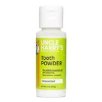 Uncle Harry's Unscented Remineralizing Tooth Powder, Whitening Toothpaste, 2 Oz. Fixed Price $20.98.