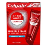 Colgate Optic White Advanced Whitening Toothpaste Mint 5 Pack X 4.2 Oz Exp-2028. Fixed Price $27.09.