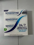 Sensodyne Dual Action Whitening Toothpaste Sensitivity Relief 4 Pack 6.5oz. Fixed Price $37.99.