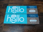 Hello Antiplaque & Whitening Toothpaste Natural Peppermint 4.7 Oz (pack Of 2). Fixed Price $13.95.