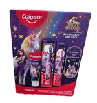 Colgate Unicorn Academy Brushtastic 3pc Gift Pack W/electric Toothbrush Exp 7/27. Fixed Price $22.99.