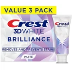 Whiter Teeth In 3 Days - Crest 3d White Brilliance Toothpaste Pack. Fixed Price $35.99.