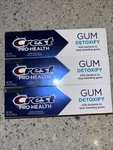 (3) Crest Pro-health Gum Detoxify Deep Clean Toothpaste 4.8oz Each - Exp 09/28. Fixed Price $20.00.