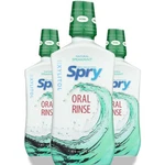 Spry Oral Rinse Spearmint 16 Oz Xylitol Mouthwash 3 Pack. Fixed Price $34.99.