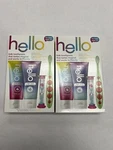 Hello Kids Toothpaste/toothbrush Set Unicorn Sparkle & Dragon Dazzle (lot Of 2). Fixed Price $14.84.
