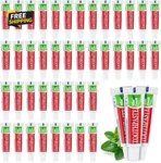 100 Tubes Travel Size Toothpaste In Bulk, Disposable Mini Mint Compact Small. Fixed Price $24.47.