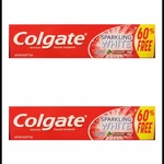 2 Colgate Sparkling White Cinnamint Gel Toothpaste Anticavity Fluoride. Fixed Price $13.98.