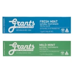 Grants Natural Toothpaste Twin Pack Fluoride Free Tea Tree Aloe Vera 2x110g. Fixed Price $49.00.
