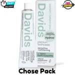 Davids Fluoride Free Nano Hydroxyapatite Toothpaste, Sensitive Relief, Sls. Fixed Price $16.87.