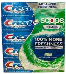 Crest Complete Plus Scope Advanced Active Foam Toothpaste - 8.2oz (5 Pack). Fixed Price $21.50.