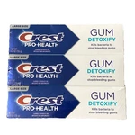 Crest Pro-health Gum Detoxify Deep Clean Fluoride Toothpaste 4.8 Oz Pack Of 3. Fixed Price $28.00.