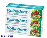 Kolbadent Toothpaste Pure Natural Extract Strong Teeth Healthy Gums, 6 X 100g.. Fixed Price $72.90.