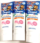 Orajel Paw Patrol Anticavity Fluoride Toothpaste Fruity Bubble 4.2 Oz 3 Pack. Fixed Price $16.96.