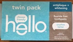Hello Antiplaque +whitening Toothpaste - 4.7 Oz.(2 Pack). Exp.10/2026. Fixed Price $19.95.