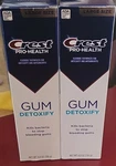 Crest Pro-health Gum Detoxify Fluoride Toothpaste Mint 2 Pack 4.8 Oz. Fixed Price $15.00.