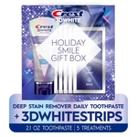 Crest 3dwhite Holiday Smile Teeth Whitening Gift Box With 5 Day Brightener. Fixed Price $30.00.