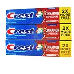16 Crest Plus Cinnamon Expressions Rush + Whitening Toothpaste 2.3 Oz. Fixed Price $29.99.