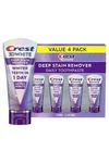 Deep Stain Remover Ultra White Toothpaste By Crest, 4 Pk./2.1 Oz.. Fixed Price $40.04.