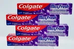 Lot Of 4 Colgate Max Fresh Whitening Toothpaste Mint Fusion 1.9 Oz Exp. 09/2026. Fixed Price $13.99.