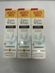 3 Tubes Burts Bees Fluoride Toothpaste Extra White 4.7oz Mountain Mint. Fixed Price $18.00.