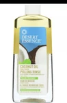 Desert Essence Coconut Oil Pulling Rinse Treatment 8 Oz. Fixed Price $14.95.