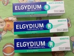 3 Pack Elgydium Toothpaste Gel For Sensitive Teeth 75 Ml. Fixed Price $32.18.