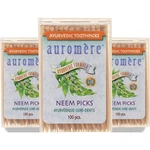 Auromere Ayurvedic Neem Toothpicks 100 Count Ct 3 Pack. Fixed Price $16.99.