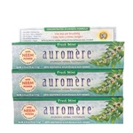 3-pack Auromere Ayurvedic Herbal Toothpaste Fluoride Free Fresh Mint 4.16oz 2028. Fixed Price $23.95.