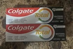 Lot Of 2 Colgate Toothpaste Total Whitening + Charcoal Paste 3.3 Oz Exp. 2025. Fixed Price $8.33.