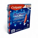 Colgate Maxfresh Anticavity Fluoride Toothpaste Cool Mint W Breath Strips 5-pack. Fixed Price $15.60.