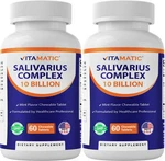 Vitamatic Salivarius Complex 10 Billion Chewable Mint 120 Count (pack Of 1). Fixed Price $31.99.
