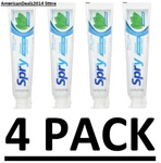 4 Pack - Xlear Spry Toothpaste Fluoride Free Peppermint 5 Oz New Fresh Stock. Fixed Price $39.72.