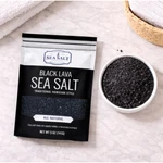 Black Lava Sea Salt With Activated Charcoal Smoky Mineral Finishing. Fixed Price $23.84.