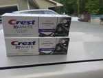 2 Pack-crest 3d White Whitening Therapy Charcoal Toothpaste,2.4 Oz ,exp:12/31/26. Fixed Price $13.99.