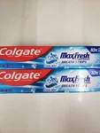 Set Of 2 Colgate Max Fresh W Whitening Breath Strips 10x Lasting Cool Mint 1.9oz. Fixed Price $10.99.